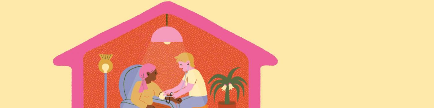 illustrations soins à domicile
